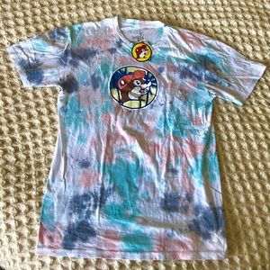NWT Buc-ees Tie Dye “Gone to Bucees” Short Sleeve Shirt